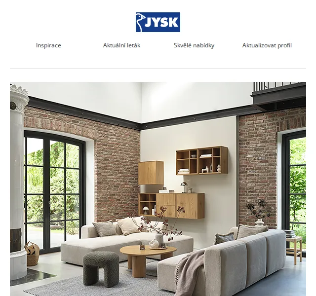 JYSK: Dny Marianne – sleva 20 % na vybraný produkt a 10 % na zbytek nákupu – červen 2026 | Nuslet.cz