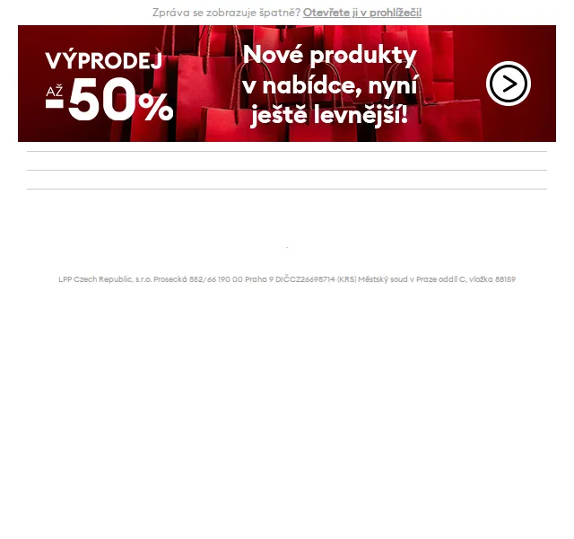 Sinsay: Výprodej až -50% – červen 2026 | Nuslet.cz