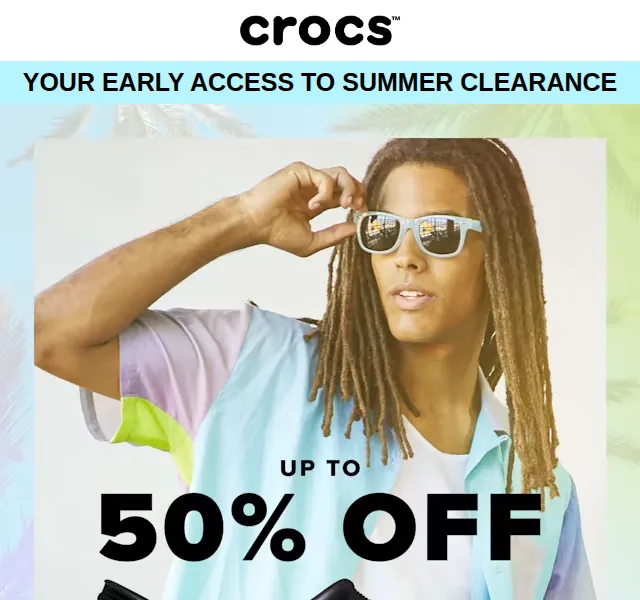 Crocs: Summer Clearance až 50% sleva – červen 2026 | Nuslet.cz
