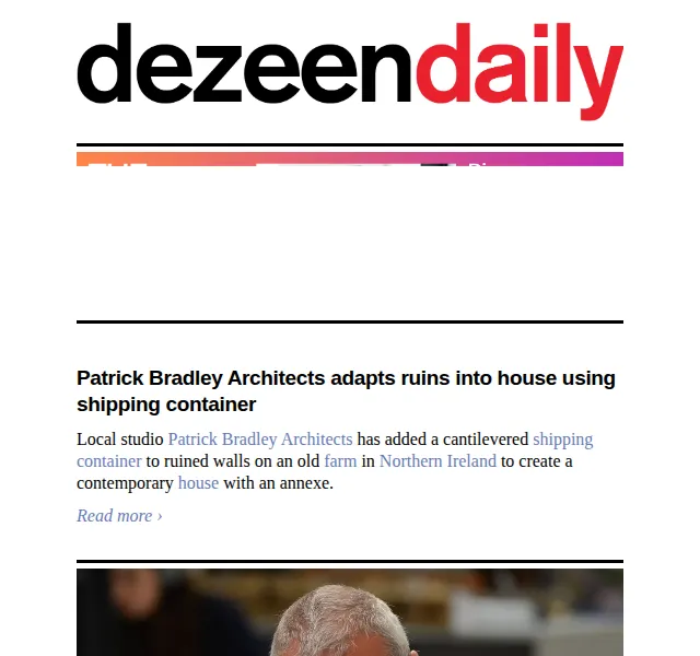 Dezeen Daily: Architektura a design – červen 2026 | Nuslet.cz