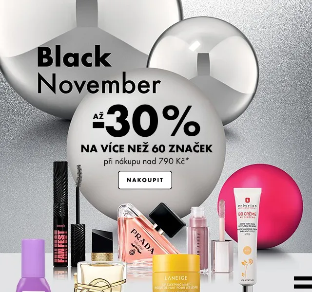 Sephora: Black November – až -30 % na 60+ značek – červenec 2026 | Nuslet.cz