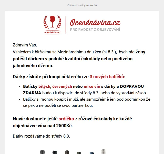 Oceněnávína.cz: Dárky k vínu (čokoláda, džem) – červen 2026 | Nuslet.cz