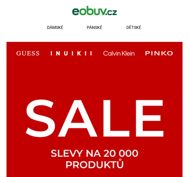 eobuv.cz: SALE na tisíce bot – červen 2026 | Nuslet.cz