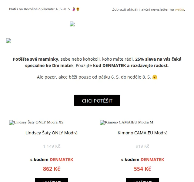UrbanStore: 25% sleva ke Dni matek – červen 2026 | Nuslet.cz