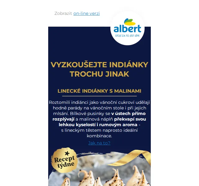 Albert: Recept na neokoukané cukroví za skvělou cenu – červen 2026 | Nuslet.cz