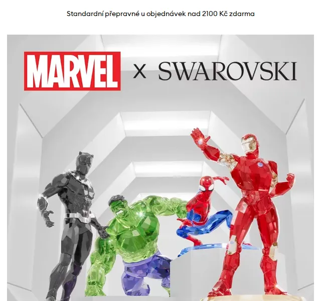 Swarovski: Marvel kolekce – červen 2026 | Nuslet.cz