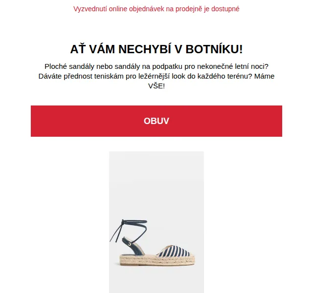 Stradivarius: Boty a letní obuv 2026 – červen 2026 | Nuslet.cz