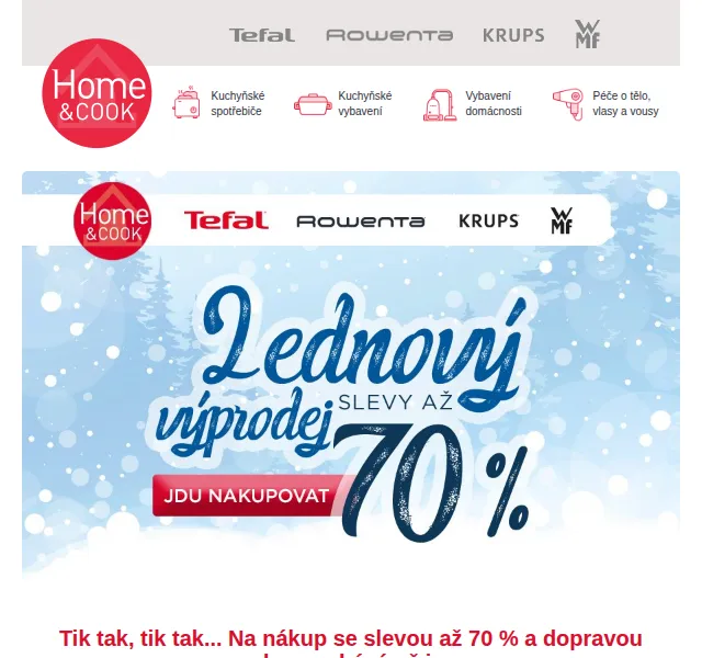 Home & Cook: Lednový výprodej až -70 % – červen 2026 | Nuslet.cz