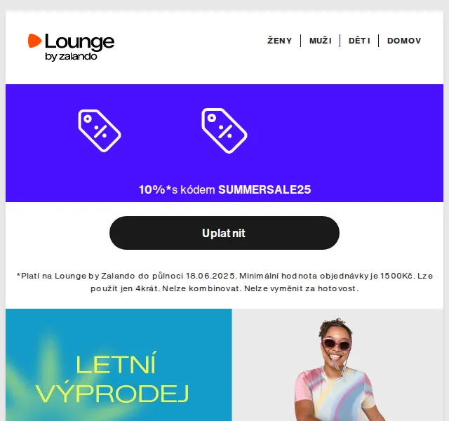 Lounge by Zalando: Letní výprodej až 80 % – červen 2025
