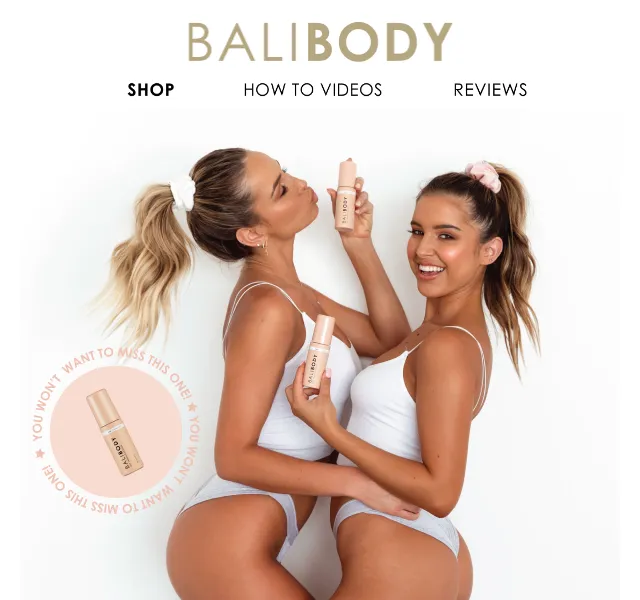Bali Body: dárek Mini Self Tan Mousse zdarma k nákupu nad €35 – červen 2026 | Nuslet.cz