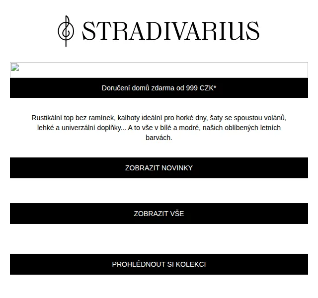 Stradivarius: Letní novinky v bílé a modré – červen 2026 | Nuslet.cz