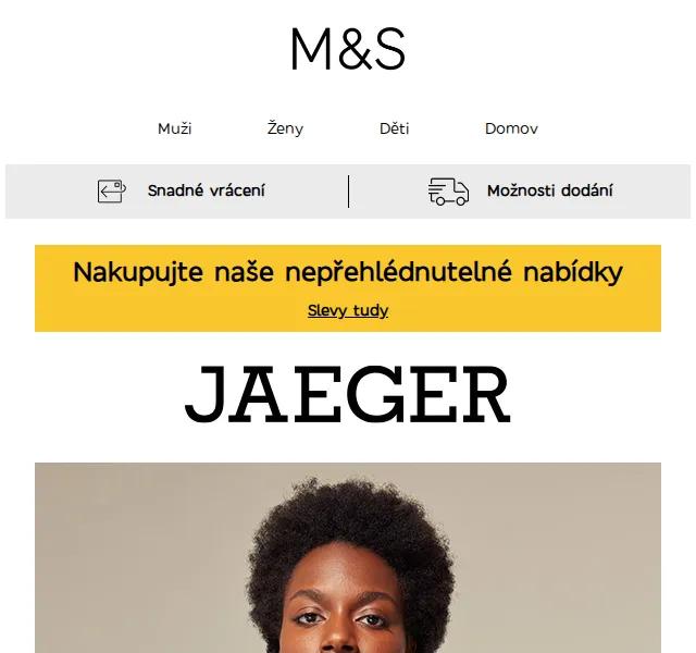 Marks and Spencer: Jarní kolekce Jaeger – červen 2026 | Nuslet.cz
