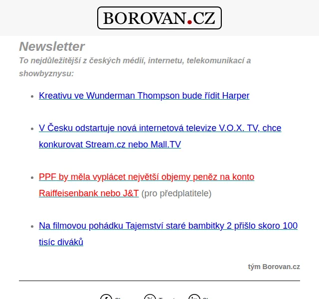 Aleš Borovan: Novinky z českých médií a marketingu – červen 2026 | Nuslet.cz