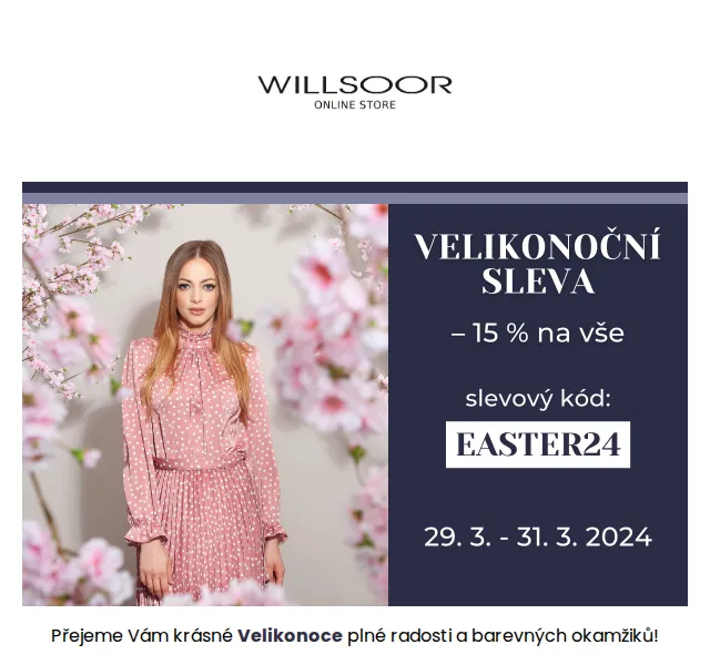 Košile Willsoor: 15% sleva na všechno – březen 2026 | Nuslet.cz