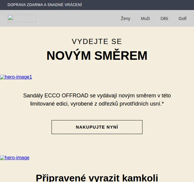 ECCO OFFROAD sandály limitovaná edice – červen 2026 | Nuslet.cz
