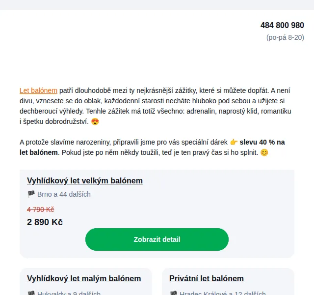 Adrop: Let balónem se slevou 40 % – červen 2026 | Nuslet.cz