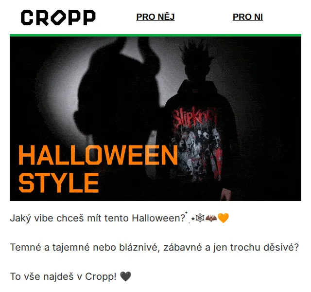 Cropp: Halloween kolekce 2026 – červen 2026 | Nuslet.cz