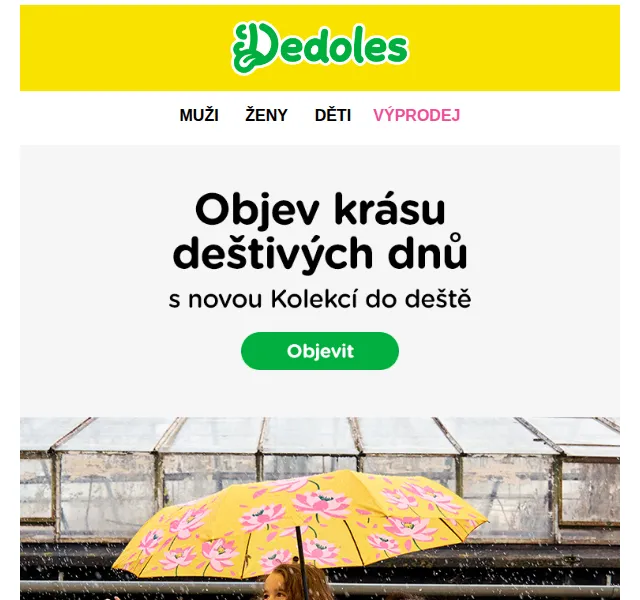 Dedoles.cz: Nová kolekce do deště – červen 2026 | Nuslet.cz