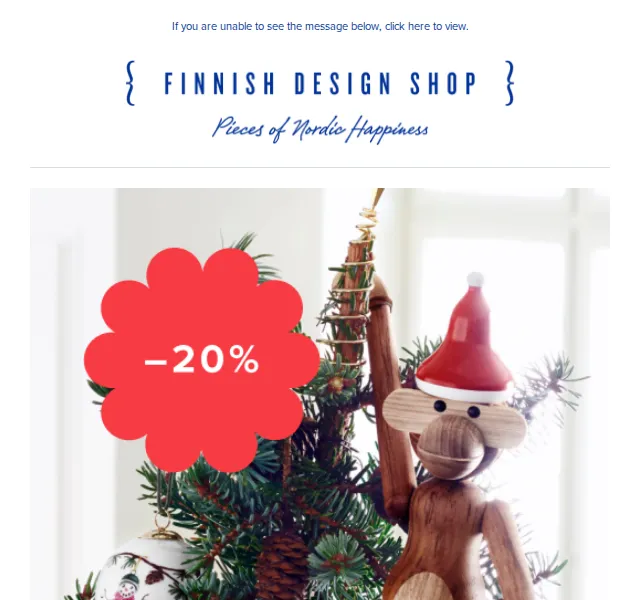 Finnish Design Shop: 20% na Kay Bojesen dřevěnou opičku – prosinec 2022 | Nuslet.cz