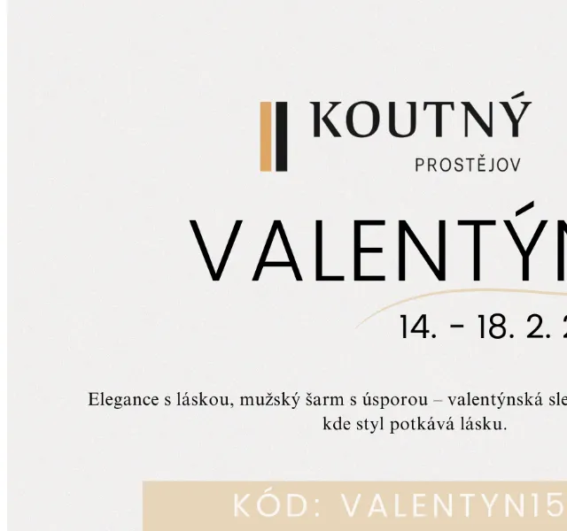 Koutný spol. s r.o.: Pánské oblečení s 15% slevou – červen 2026 | Nuslet.cz