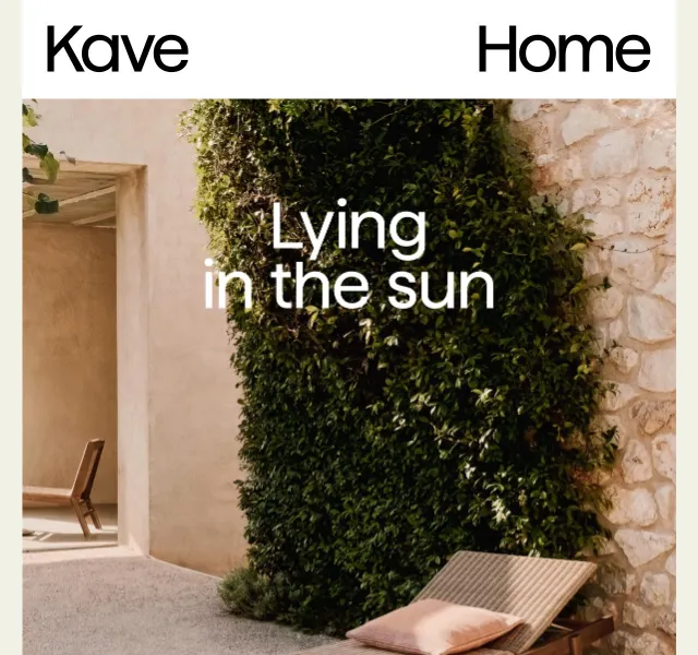 Kave Home Sale: zahradní lehátka a houpací sítě – červenec 2026 | Nuslet.cz