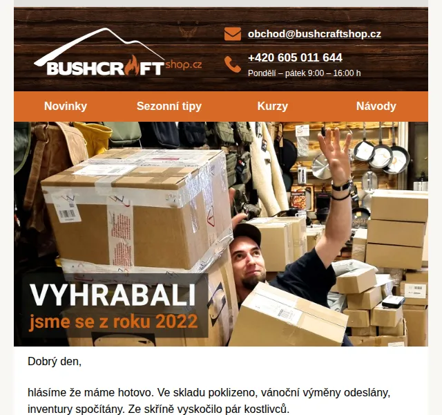 Bushcraftshop: Zaprášené poklady a novinky – červen 2026 | Nuslet.cz