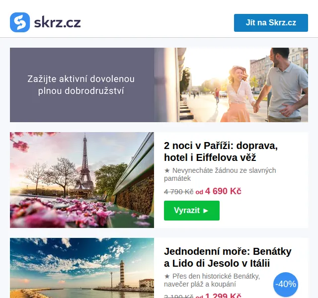 Vánoce na Skrz: poznávací zájezdy od 549 Kč – červen 2026 | Nuslet.cz