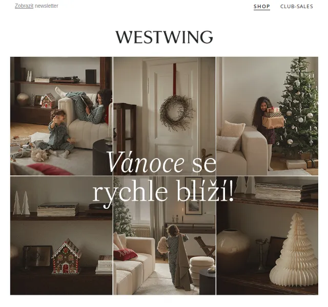 WestwingNow: vánoční dekorace a adventní kalendář – červen 2026 | Nuslet.cz