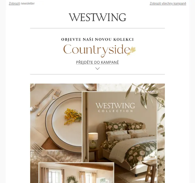 Westwing: Countryside Collection a slevy na nábytek – červen 2026 | Nuslet.cz