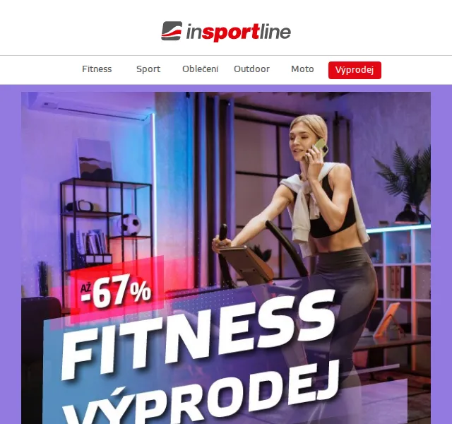 inSPORTline: Fitness výprodej se slevami až -67 % – červen 2026 | Nuslet.cz