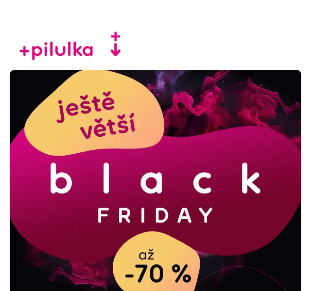 Pilulka.cz: Black Friday slevy až 72 % – červen 2026 | Nuslet.cz