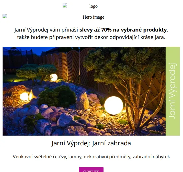 Vivre: Jarní výprodej až -70% na zahradu a domov – červen 2026 | Nuslet.cz