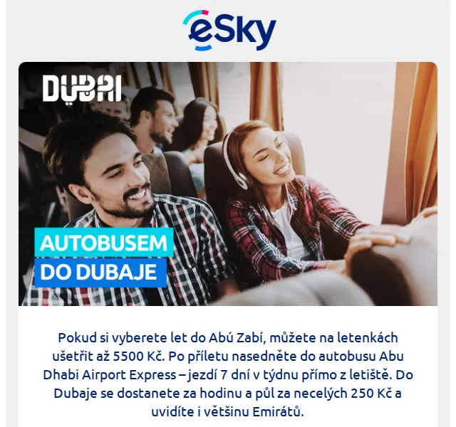eSky.cz: Letenky do Abú Zabí s úsporou až 5500 Kč – červen 2026 | Nuslet.cz