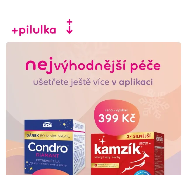Pilulka: GS Condro Diamant 419 Kč a Cemio Kamzík 399 Kč – červen 2026 | Nuslet.cz