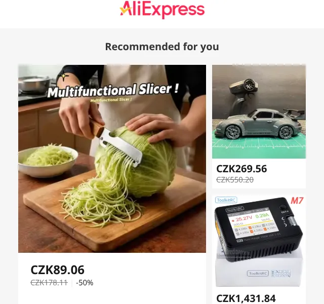 AliExpress: Nové produkty se slevami až -59 % – červen 2026