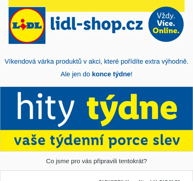 Lidl: Víkendové hity se slevou až 34 % – červen 2024 | Nuslet.cz