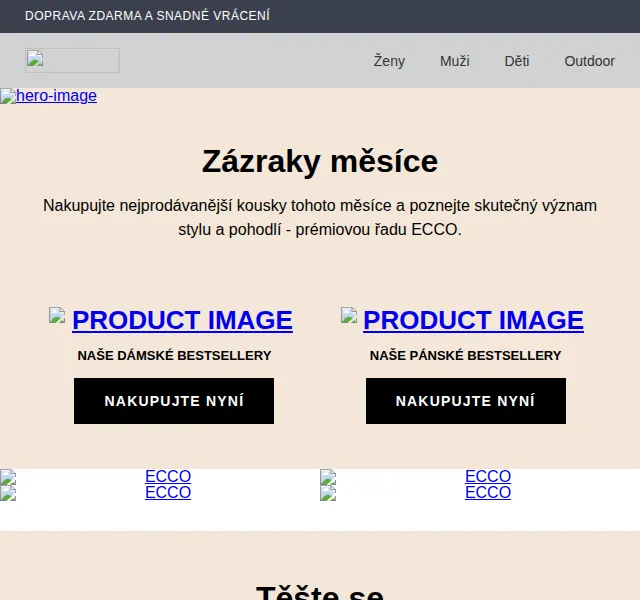 ECCO: Nejoblíbenější modely měsíce – červen 2026 | Nuslet.cz