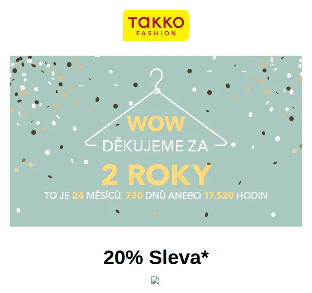 Takko Fashion: 20% sleva k výročí – červen 2026 | Nuslet.cz