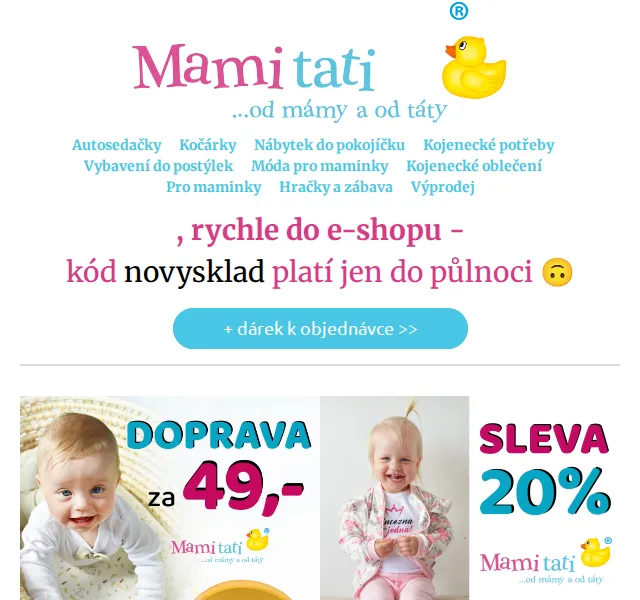 Mamitati.cz: 20% sleva na sortiment Baby Nellys – červenec 2026 | Nuslet.cz