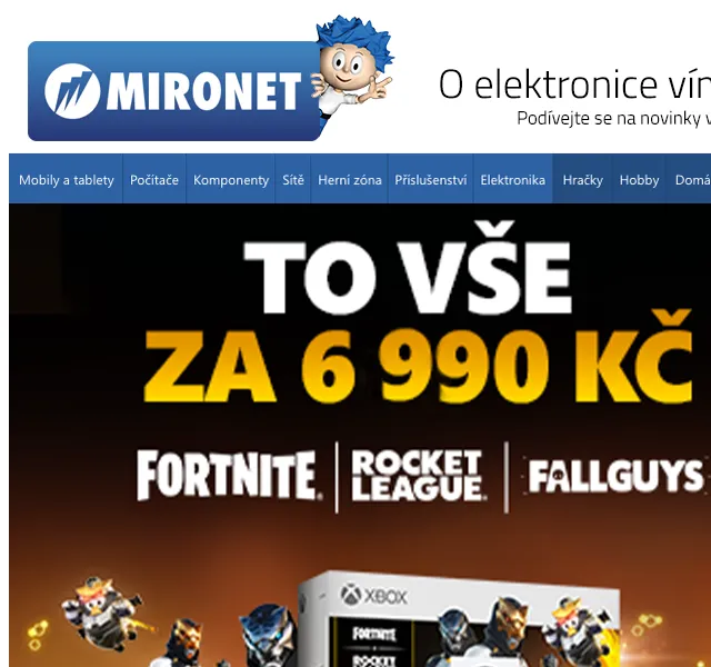 Mironet: Xbox Series S s 3 hrami – červen 2026 | Nuslet.cz