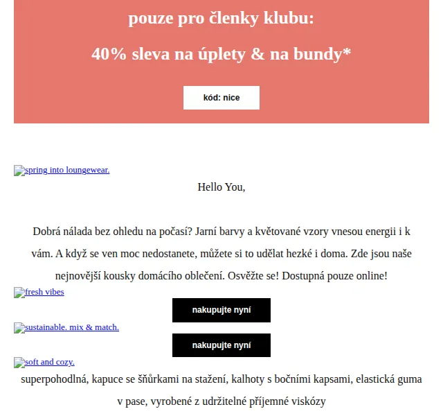 Orsay: až 40% na úplety a bundy – domácí oblečení – červen 2026 | Nuslet.cz