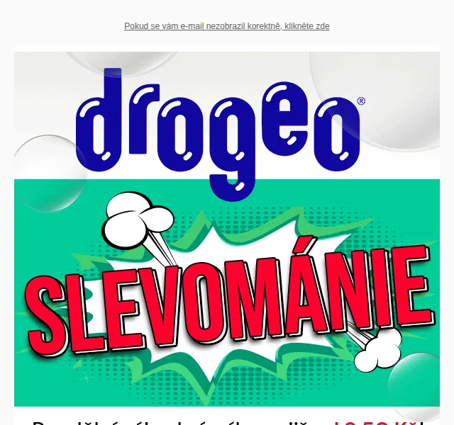 Drogeo: slevy až 84 % – červen 2026 | Nuslet.cz