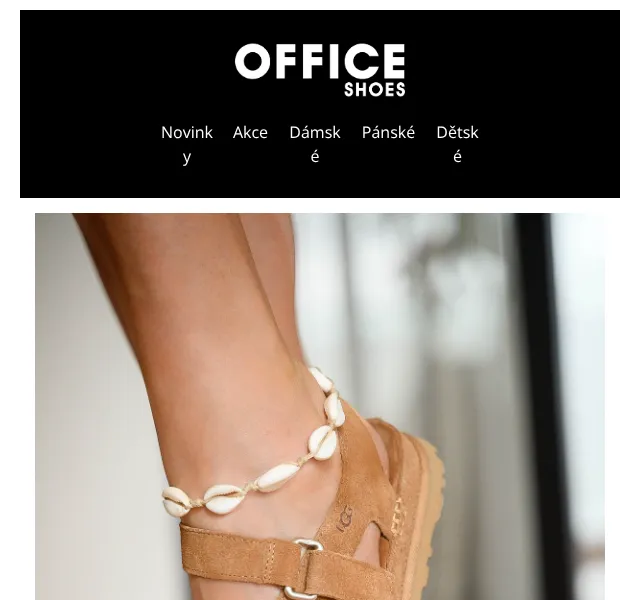 Office Shoes: Sandály UGG, Ipanema, Skechers – červenec 2026