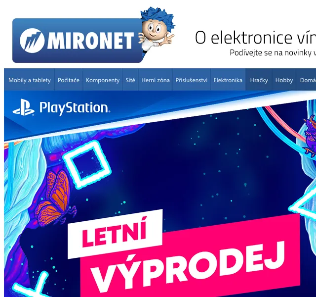 Mironet: Letní výprodeje PlayStation her od 200 Kč – červen 2026 | Nuslet.cz