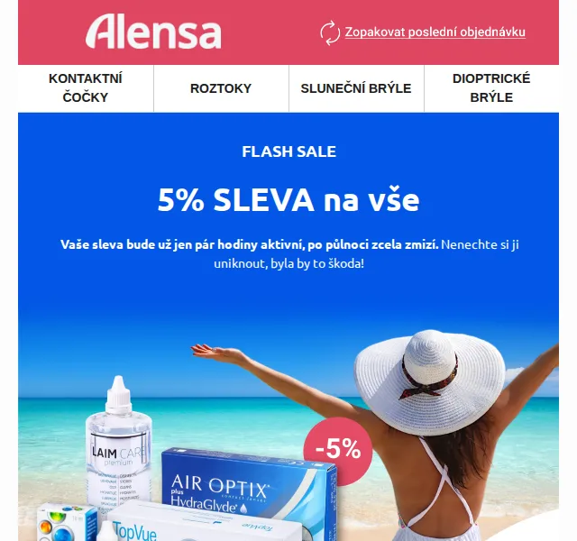 Alensa: Sleva 5 % na vše – červen 2022 | Nuslet.cz