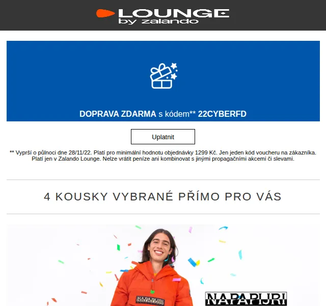 Lounge by Zalando: adidas, Napapijri, slevy až 80 % – červen 2026 | Nuslet.cz