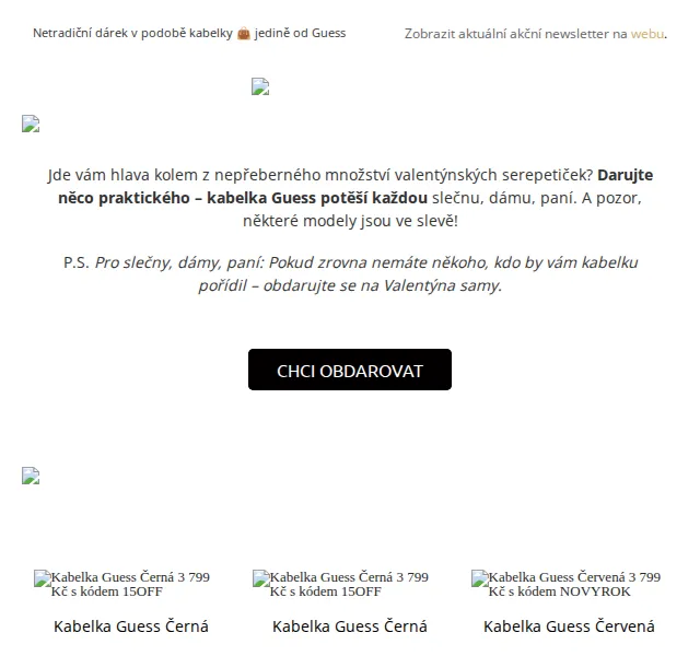 UrbanStore.cz: Kabelky Guess a Represent se slevou 15 % – červen 2026 | Nuslet.cz