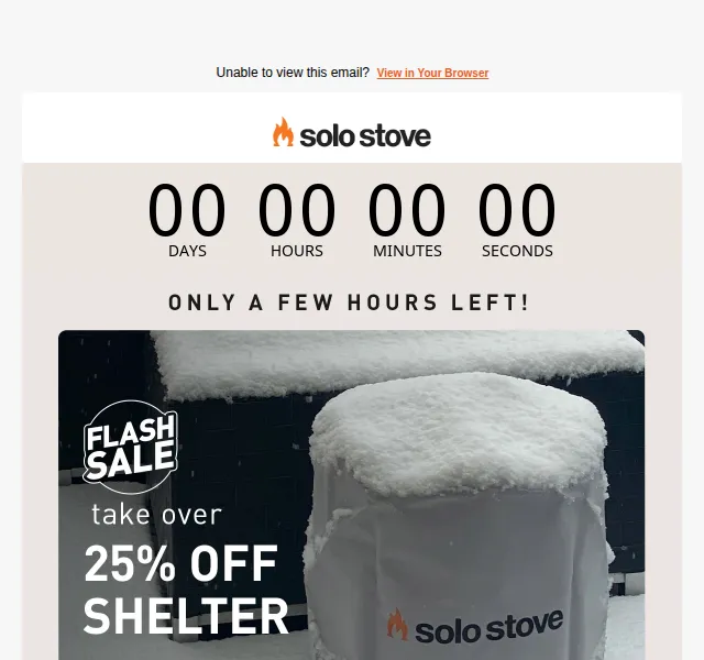 Solo Stove EU: Sleva 25 % na Shelter – červen 2026 | Nuslet.cz