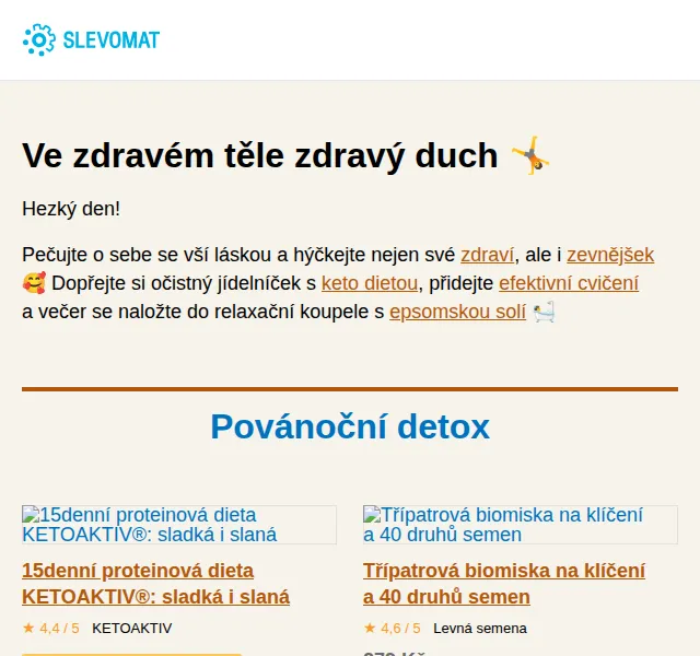 Slevomat: Zdraví a kondice – červen 2026 | Nuslet.cz