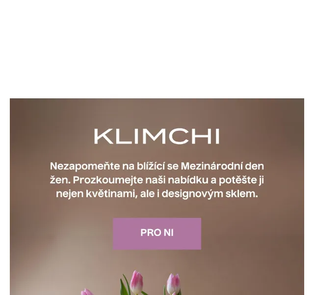 KLIMCHI: Dárek ze skla na Den žen – červenec 2026 | Nuslet.cz